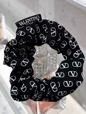 Valentino Beauty Monogram Logo Scrunchie GWP